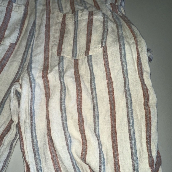 Rewash Linen Blend Wide-Leg Striped Pants American Original Brand Size S… - Picture 7 of 11